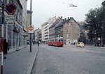 Wien Wiener Stadtwerke-Verkehrsbetriebe (WVB) Allerheiligen-Verkehr 1976: SL 71 (C1 108 (SGP 1955)) III, Landstraße, Rennweg / Kleistgasse am 1.