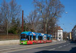 Graz     Graz Linien Cityrunner 658 mit der Spar Werbung als Linie 1 am Glacis, 05.04.2020.