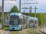 Graz. Cityrunner 654 war am 17.05.2020 auf der Linie 13 anzutreffen, hier beim P+R Liebenau.