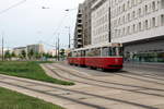 Wien Wiener Linien SL D (c5 1426 + E2 4017) X, Favoriten, Karl-Popper-Straße / Alfred-Adler-Straße (Endstation) am 1.