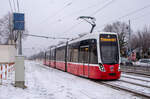 Wien     Wiener Linien Flexity 333 als Linie 11 beim Zentralfriedhof 4 Tor, 15.01.2026 