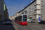 D 331 auf der Linie 11 in der Quellenstraße, 12.04.2023
