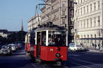 Wien Wiener Stadtwerke-Verkehrsbetriebe (WVB) SL 59 (A 26 (Waggonfabrik Fuchs Heidelberg 1944)) I, Innere Stadt, Babenbergerstraße / Getreidemarkt am 14.