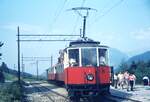 Stubaitalbahn___Unterwegs-Halt mit Tw 2__10-08-1972