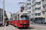 E1 4808 + c4 1357 biegt von der Tokiostraße in die Prandaugasse ein. (15.06.2021)