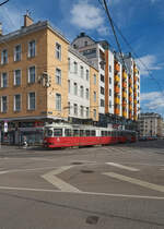Die Wiener Linie 30 war am 06.04.2022 die letzte Einsatzlinie der E1-c4-Züge.