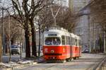 Wien E1 Tw 4723, Mariahilfer Straße, 23.12.1986.