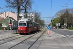 Wien Wiener Linien SL 25 (E1 4771 + c4 1335) XXII, Donaustadt, Erzherzog-Karl-Straße / Polgarstraße am 20.