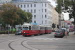 Wien Wiener Linien SL 49 (E1 4558 + c4 1351 (Beide Wagen: Bombardier-Rotax 1976) VII, Neubau, Urban-Loritz-Platz / Neubaugürtel am 17.