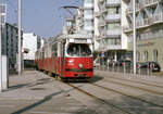 Wien Wiener Linien SL 25 (E1 4824) XXII, Donaustadt, Kagran, Tokiostraße / Prandaugasse (Hst.