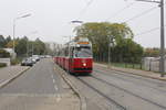 Wien Wiener Linien SL 71 (E2 4083) XI, Simmering, Kaiserebersdorf, Lichnowskygasse / Leberberg am 19.