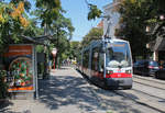 Wien Wiener Linien SL 9 (A1 93) XVIII, Währing, Weinhaus, Simonygasse / Kreuzgasse (Hst. Simonygasse) am 29. Juli 2018.