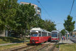 Am 28.06.2021 fuhren in Wien noch E1-c4-Züge.