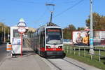 Wien Wiener Linien SL 67 (B 630) X, Favoriten, Inzersdorf-Stadt, Neilreichgasse / Frödenplatz (Hst. Frödenplatz) am 14. Oktober 2018.