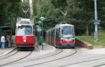 Wien Wiener Linien SL 41 (E2 4018 / B 679) XVIII, Währing, Pötzleinsdorf, Max-Schmidt-Platz am 5.