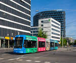 Graz     Graz Linien Variobahn 223 als Linie 4/7, Fröhlichgasse, 30.06.2025
