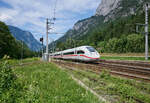 Von Frankfurt nach Graz f�hrt die Fahrt des ICE 117 durch das Salzburger Land.