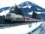 1116.280 mit eine ihrer Sonderz�ge imder n�he von Kirchberg i.Tirol 