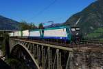 Am 09.09.12 waren TI E 412 006 und E 412 004 damit besch�ftigt den TXL-TEC 40569 (Padborg - Verona Q.E.) �ber die Angerschluchtbr�cke zu ziehen.