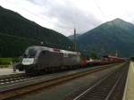 1116 141-3 "SIEMENS" mit ASTB 9609 von Böckstein bei der Ankunft in Mallnitz-Obervellach.