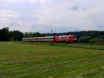 Am 06.06.12 war SZ 541 101 "CocaCola" bei Faak am See mit dem EC 1213 "Mimara" (Spittal-Millst�ttersee - Zagreb Glavni kolodvor) unterwegs.