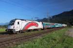 SZ 541 016 "Albert Einstein" mit dem D210  (Dobova-Villach Hbf) bei der Durchfahrt im Bahnhof Ledenitzen aufgenommen am 01.09.2015