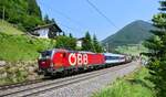 1293 007 mit einer ROLA nach Wörgl Terminal Nord am 09.06.2025 bei St.