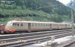 Elektischer FS-Triebzug Ale 840 012 mit Beiwagen am 07.09.2004 abgestellt in Franzensfeste.