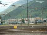 Zum Schlu� meiner Bahnreise Innnsbruck - Brenner - Bozen ein Foto vom BW Bozen, aufgenommen mit Tele von Bozen Hbf.