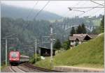 1216 007 f�hrt mit dem "Tirol-Korridor" REX 1875 durch das bedeckte Wipptal Richtung Lienz.