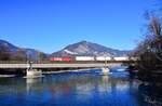 1293 143 mit einer ROLA nach Brennersee am 28.12.2025 bei Brixlegg.