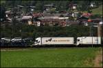 LKW AUGUSTIN nutzt die RoLa zwischen Brennersee und W�rgl.
