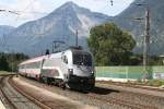 1016 034-9 Railjet Spirit of Salzburg Brixlegg 26.08.2008