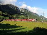 Braz, 28/07/2017 : Die WM Ski Railjet Ganitur im brazer Bogen...