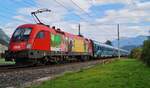 Immer wieder kommt es bei den Railjets zu interessanten Zusammenstellungen.