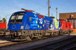 Der neueste Zugang im ÖBB Werbelokpark: "25 Jahre Österreich in der EU", 1116 276-7.