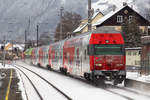 Es ist einfach nur Winter in Dornbirn, Vorarlberg.