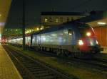 Hier die Kyoto Lok am �EC 668 in Bregenz am Halloweenabend.