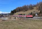 ‎111 176-9 mit der RB 5421 (M�nchen Hbf - Innsbruck Hbf) bei der Einfahrt in Reith in Tirol am 16.03.13