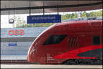 Bald wird es ein Alltägliches Bild sein . Ein Railjet Kiss im Bahnhof Weststeiermark am 3.10.2025 