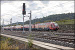 Ankunft eines Railjet Kiss im Bahnhof Weststeiermark am 3.10.2025 