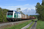 STB 1223 004 mit VG 77263 am 13.05.2016 zwischen Riedlingsdorf und Oberwart.