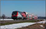 Mit dem R4369 von Graz Hbf nach Wies Eibiswald f�hrt die 218.117 (angemietet durch die GKB)dem n�chsten Halt Frauental entgegen.