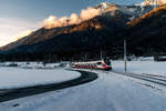 Der Kärntner-Linien-Talent (ÖBB 4024-112-6) am 26.01.2026 unterwegs auf der Gailtalbahn.