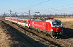 383 105 war am 15.02.2019 mit dem IC 45 unterwegs.