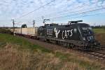1116 153 "Cats" mit einem Agrofreight Ganzzug, unterwegs in Richtung Gramatneusiedl bei Himberg.