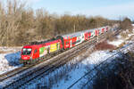 1116 165 "BIO AUSTRIA NÖ und Wien" mit dem REX 2339, unterwegs nach Wr.