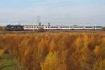 1116 126 "Licht ins Dunkel Sterneaktion" mit EC 103 "Polonia", am 27.10.2013 bei Wien S�ssenbrunn.
