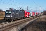 1116 182 "Cobra" ist mir R 2337 nach Payerbach-Reichenau unterwegs.