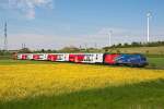 1116 168 " Vega Trans", ist mit R 2245 unterwegs in Richtung Payerbach-Reichenau.